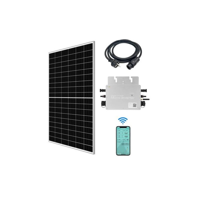 Kit Solare Plug & Play da balcone 300W con pannello da 415W