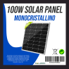 Pannello solare 100W monocristallino