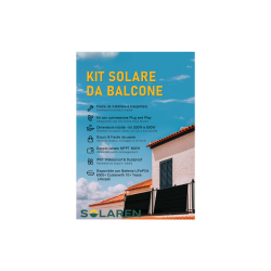 KIT SOLARE PLUG & PLAY 800W - KIT BALCONE