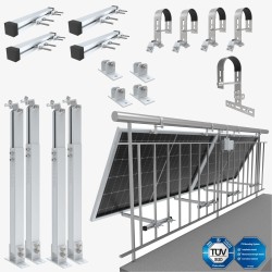 KIT SOLARE FOTOVOLTAICO PLUG & PLAY 800W - KIT BALCONE